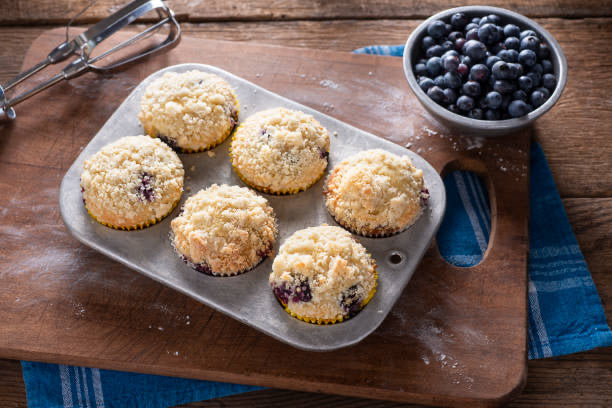 Organic Lemon Blueberry Muffins